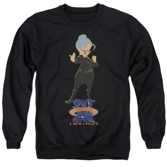 Space Jam: A New Legacy Granny Matrix Unisex Adult Crewneck Sweatshirt, Granny Matrix, 2X-Large