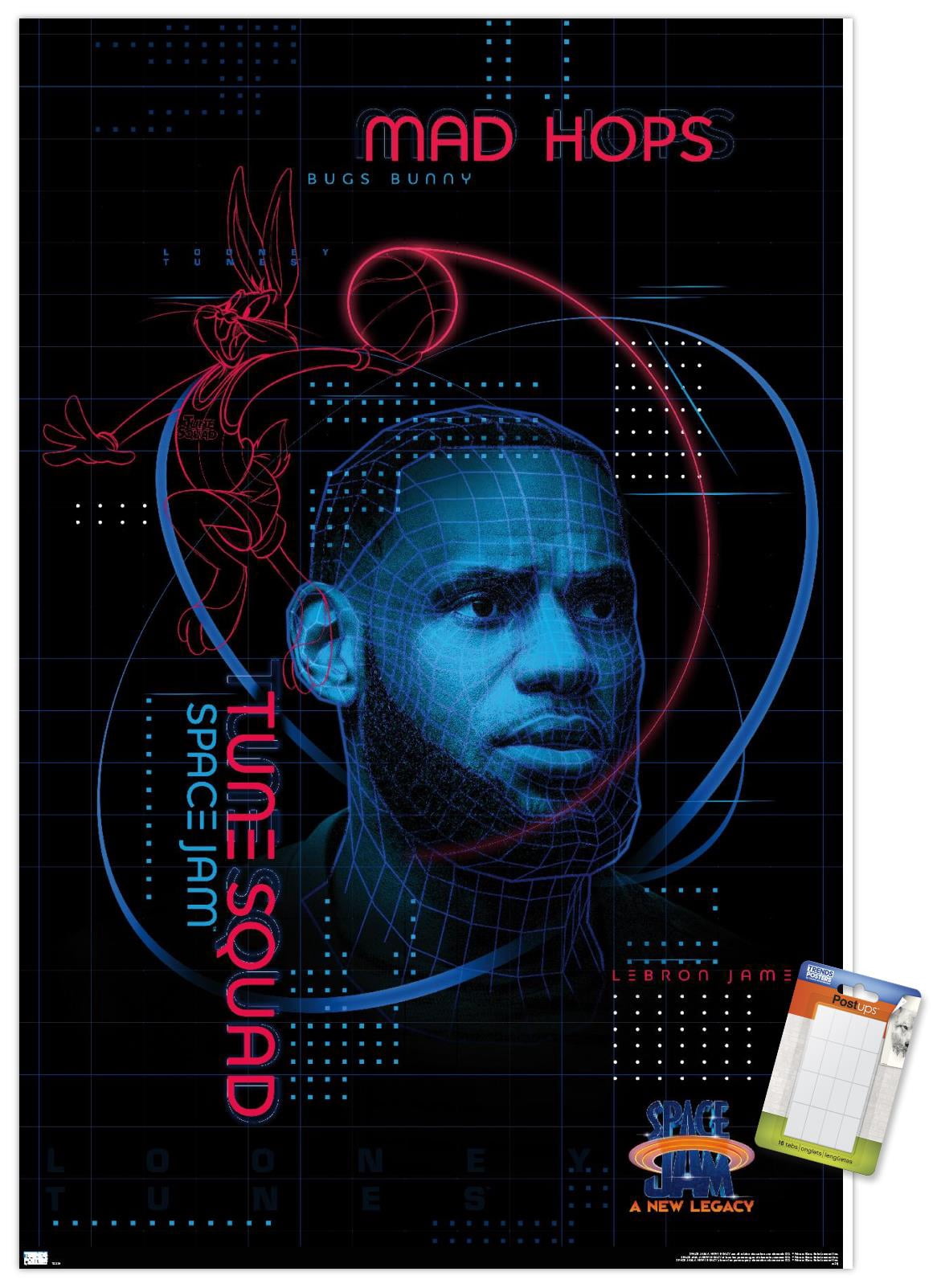 Space Jam: A New Legacy - Hologram Wall Poster, 14.725" x 22.375"