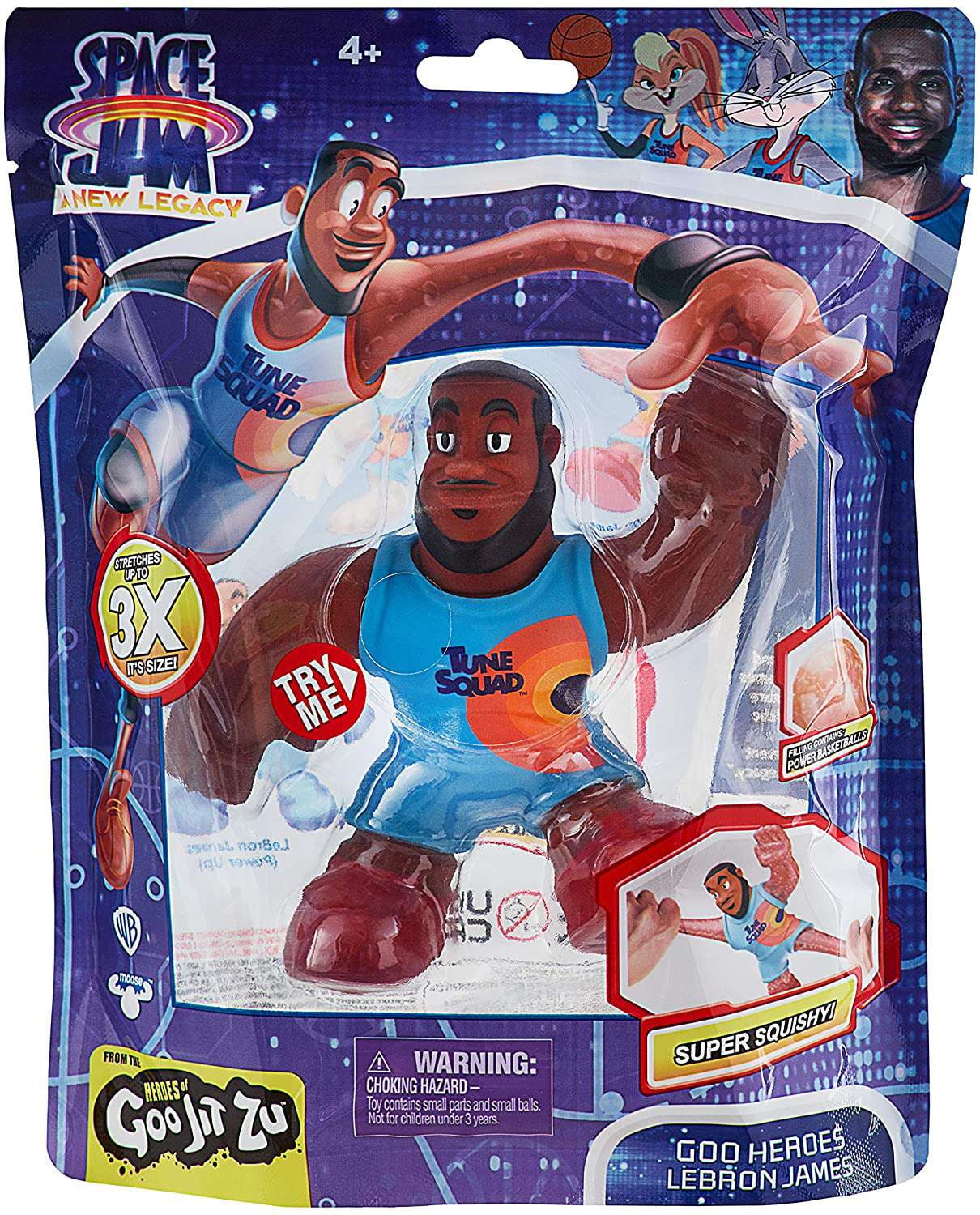 Moose Toys Space Jam: A New Legacy - Lebron James Squishy 5