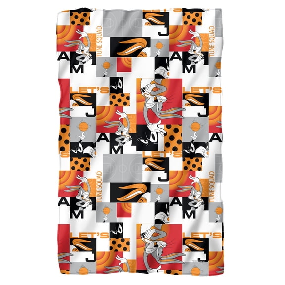 Space Jam: A New Legacy Let's Jam Fleece Blanket 36' x 58',Let's Jam