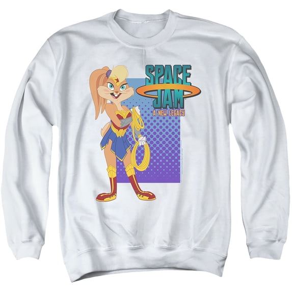 Space Jam: A New Legacy Lola Wonder Woman Unisex Adult Crewneck Sweatshirt, Lola Wonder Woman, Large