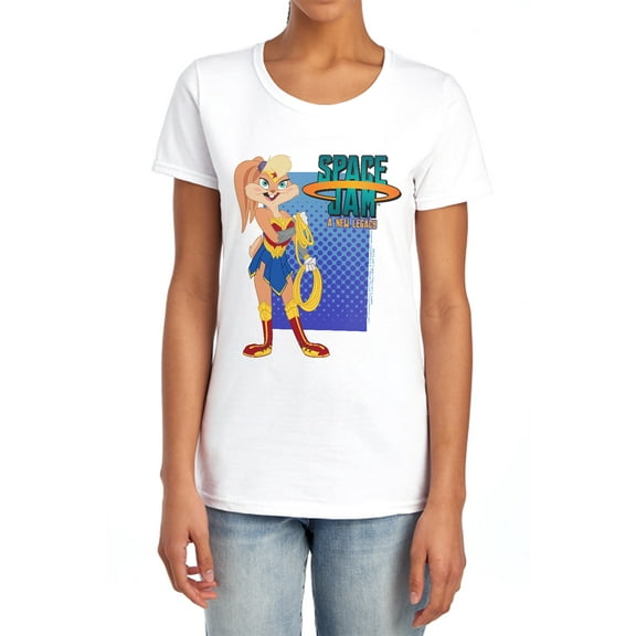Space Jam: A New Legacy Lola Wonder Woman Women's T Shirt, Lola Wonder Woman, Medium