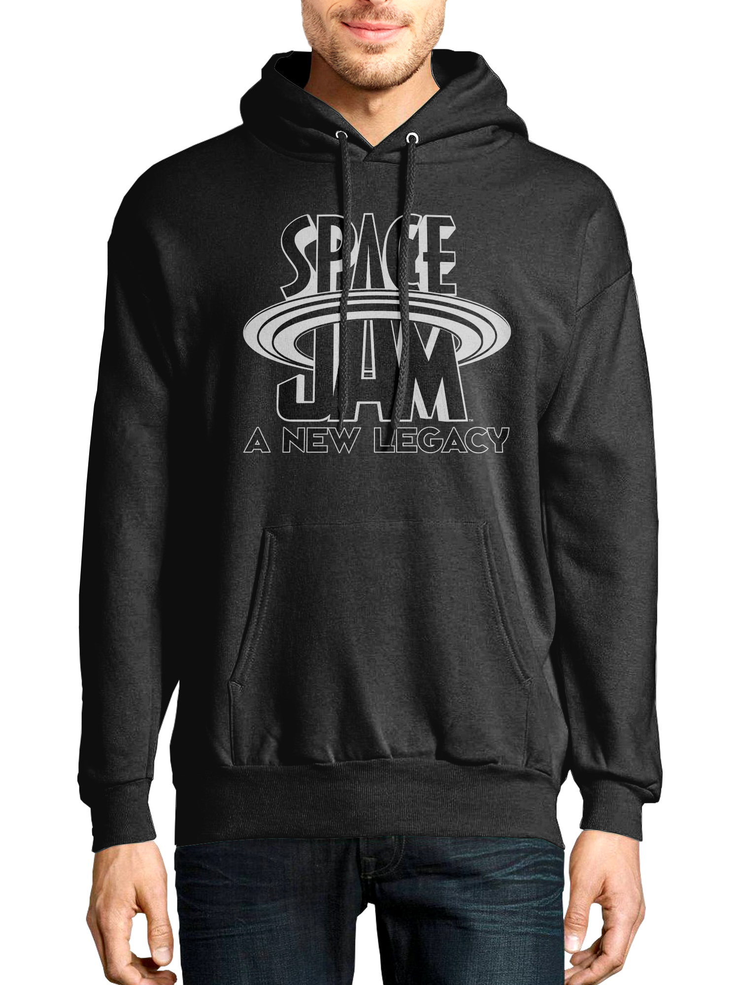 Space Jam A New Legacy Men's & Big Men's Long Sleeve Graphic Hoodie Sweatshirt, Men's Space Jam Hoodies - image 1 of 1