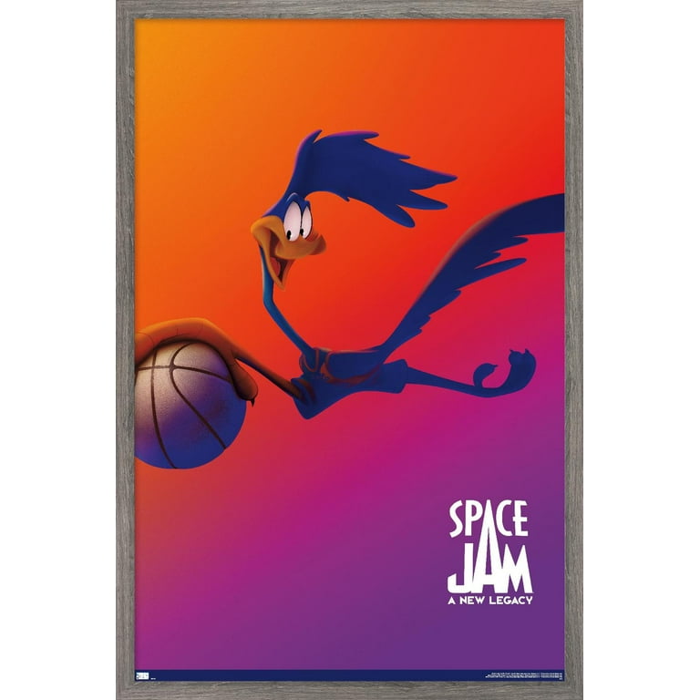 Space Jam: A New Legacy - Road Runner One Sheet Wall Poster, 22.375 x 34,  Framed - Walmart.com