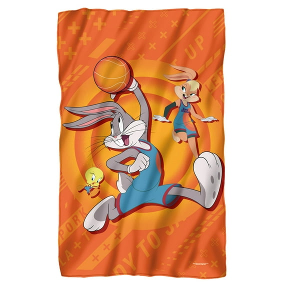 Space Jam: A New Legacy Space Dunk Officially Licensed Fleece Blanket 36' x 58'