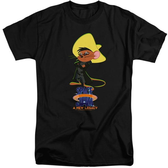 Space Jam: A New Legacy Speedy Matrix Unisex Adult Tall T Shirt, Speedy Matrix, 3X-Large