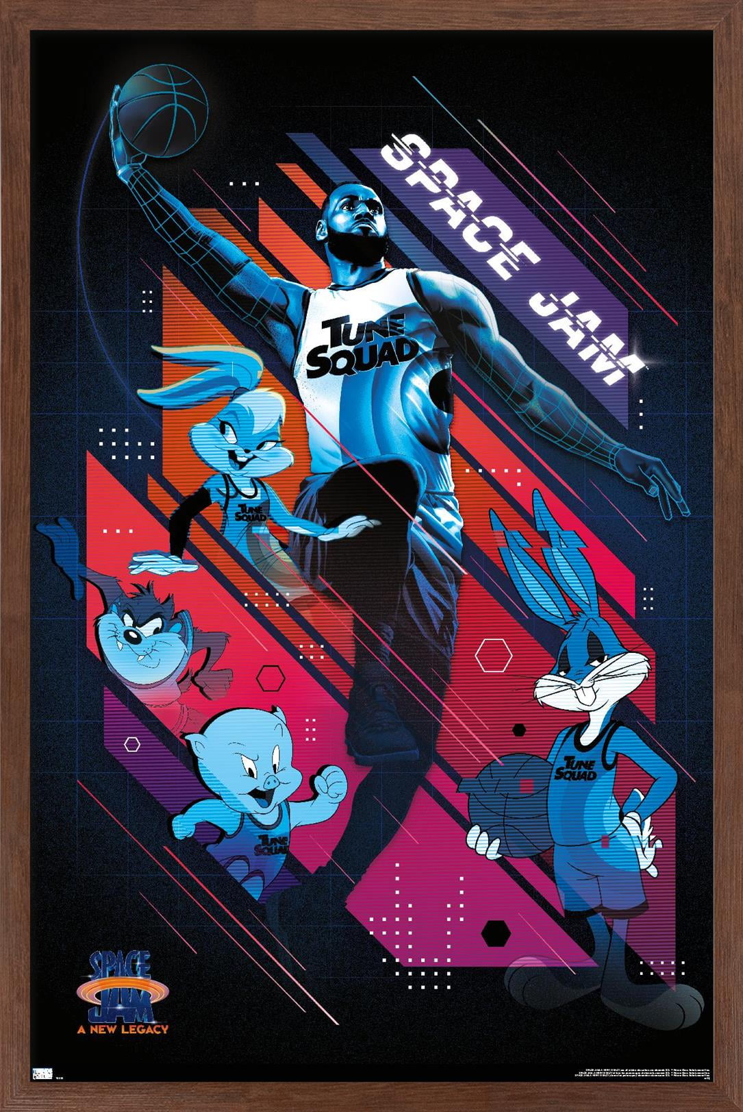Space Jam: A New Legacy - Starters Wall Poster, 14.725" x 22.375", Framed