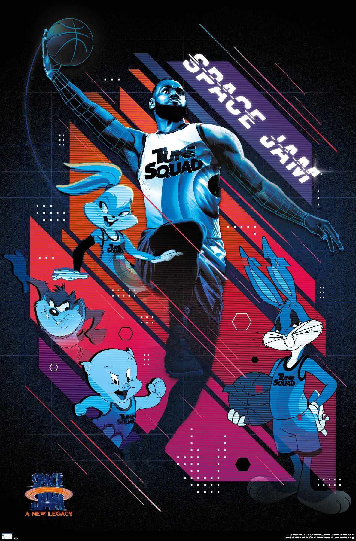 Space Jam: A New Legacy - Starters Wall Poster, 14.725" x 22.375"