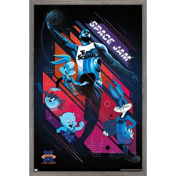 Space Jam: A New Legacy - Starters Wall Poster, 22.375" x 34", Framed