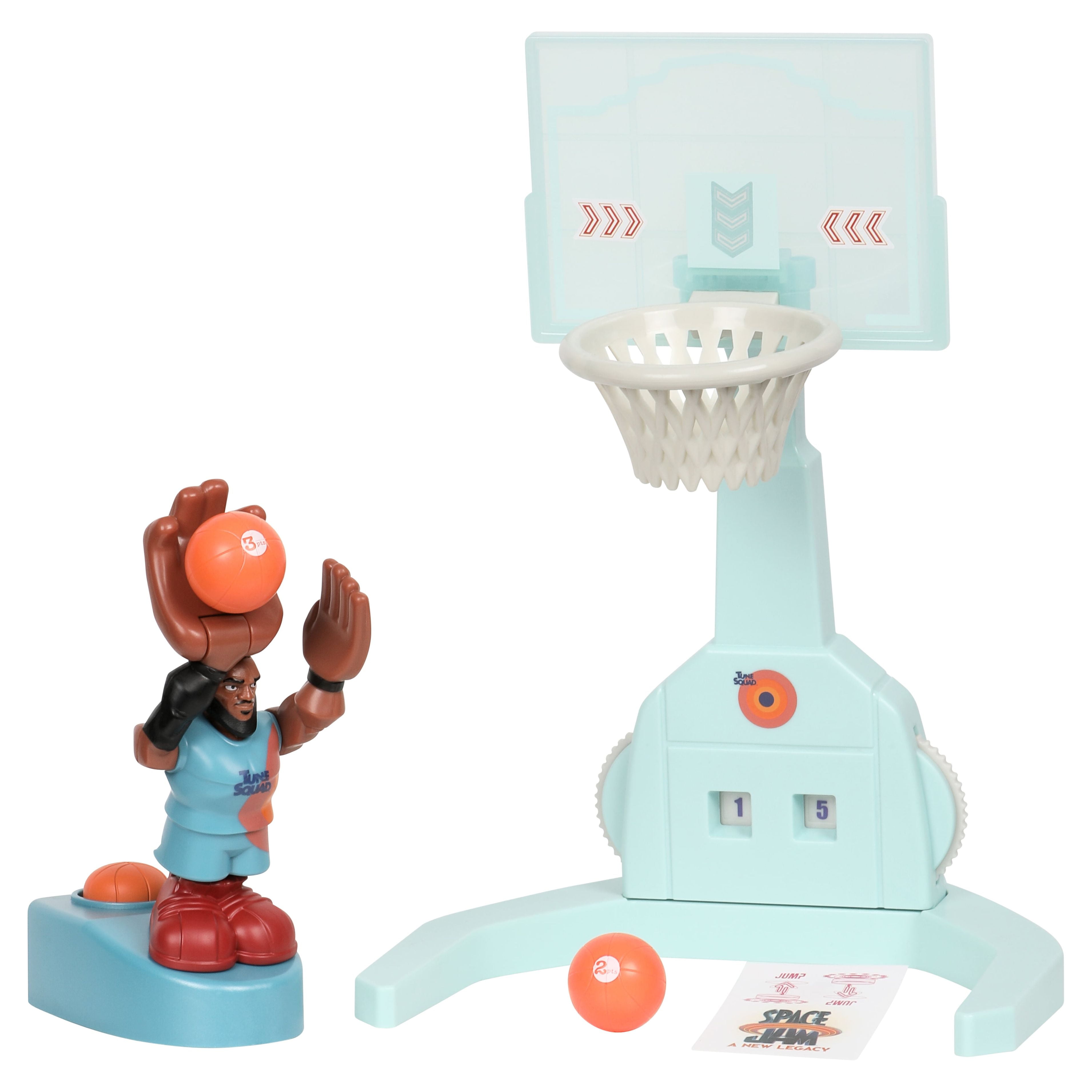 Space Jam: A New Legacy - Super Shoot & Dunk Playset with LeBron James  Figure