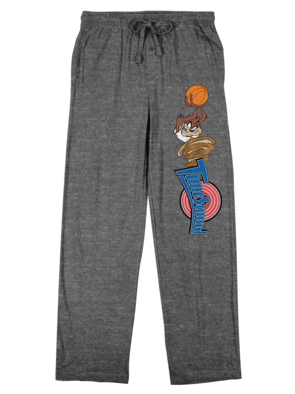 Space Jam: A New Legacy Taz Character Men's Graphite Heather Sleep Pants-XXL
