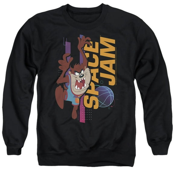 Space Jam: A New Legacy Taz Standing Unisex Adult Crewneck Sweatshirt, Taz, 2X-Large