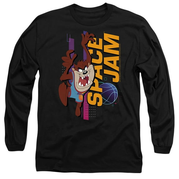 Space Jam: A New Legacy Taz Standing Unisex Adult Long-Sleeve T Shirt, Taz, 3X-Large