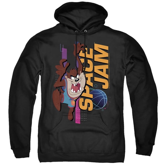 Space Jam: A New Legacy Taz Standing Unisex Adult Pull-Over Hoodie, Taz, 3X-Large