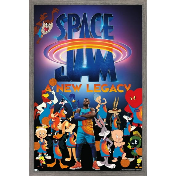 Space Jam: A New Legacy - Team Wall Poster, 14.725" x 22.375", Framed