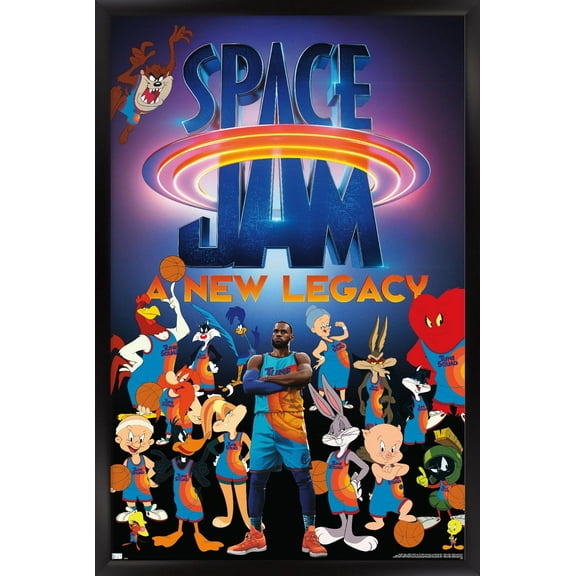 Space Jam: A New Legacy - Team Wall Poster, 22.375" x 34", Framed