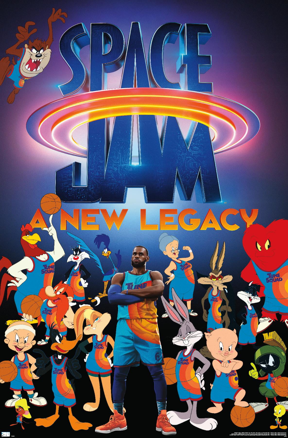 Space Jam A New Legacy Team Wall Poster, 22.375" x 34"