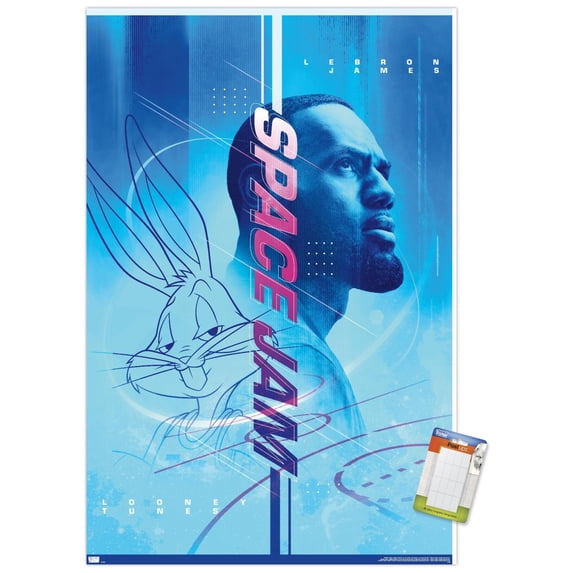 Space Jam: A New Legacy - Teaser Wall Poster, 14.725" x 22.375"