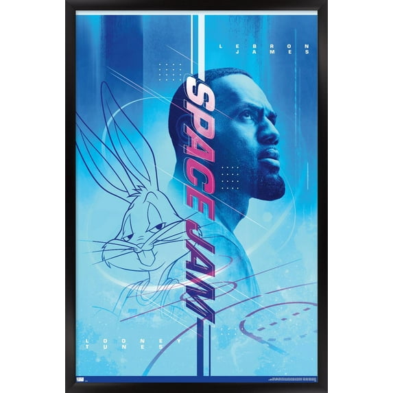 Space Jam: A New Legacy - Teaser Wall Poster, 22.375" x 34", Framed