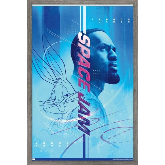 Space Jam: A New Legacy - Teaser Wall Poster, 22.375" x 34", Framed
