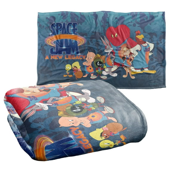 Space Jam: A New Legacy Toon Squad Officially Licensed Silky Touch Super Soft Throw Blanket 36" x 58"