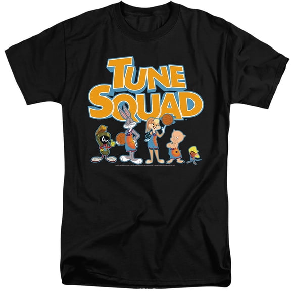 Space Jam: A New Legacy Tune Squad Letters Unisex Adult Tall T Shirt, Tune Squad Letters, X-Large