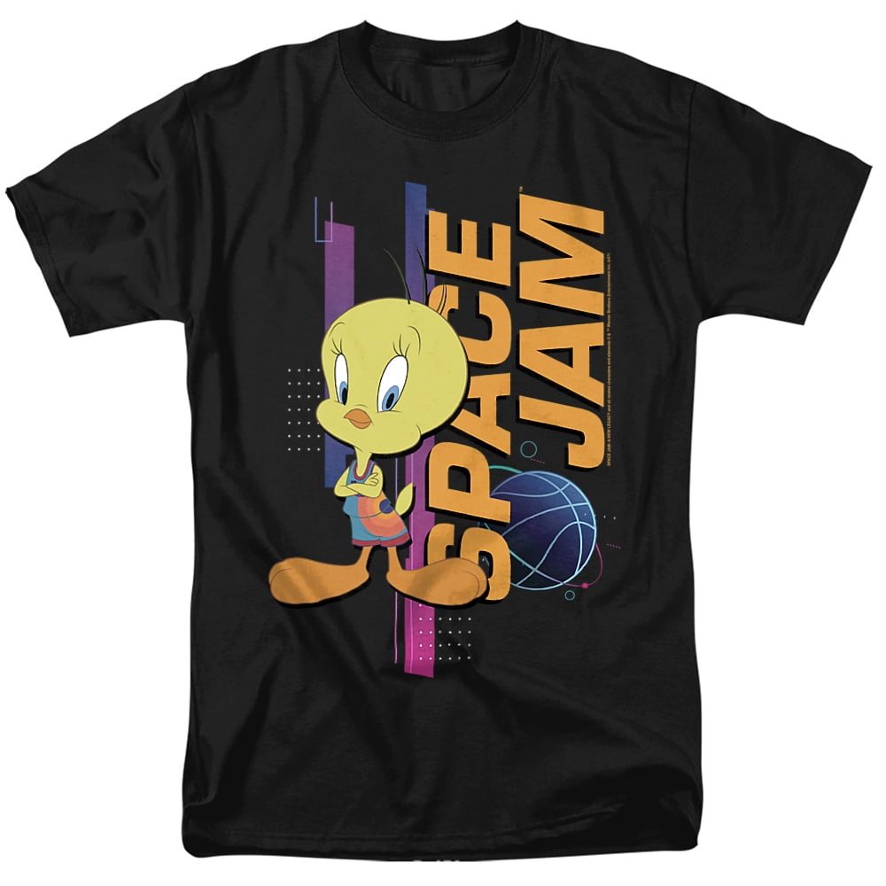 Space Jam T-Shirt Tweety Standing Unisex Graphic Tee For Men