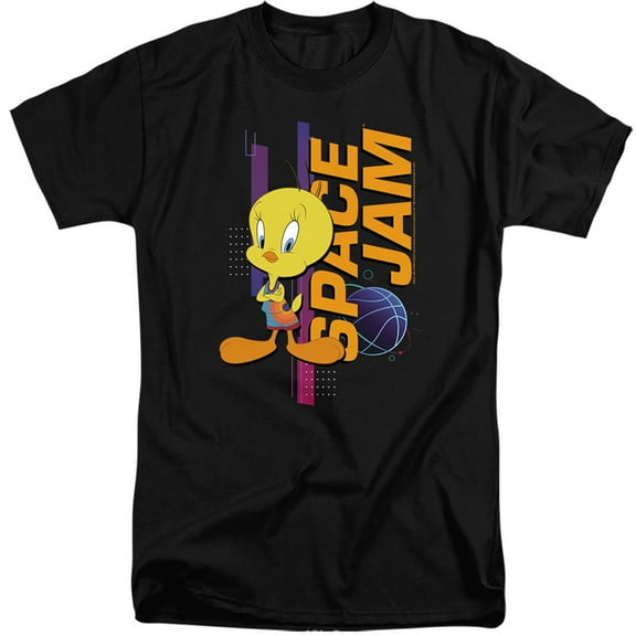 Space Jam: A New Legacy Tweety Standing Unisex Adult Tall T Shirt, Tweety, 3X-Large