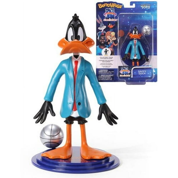Space Jam BendyFigs Daffy Duck Action Figure Set, 3 Pieces