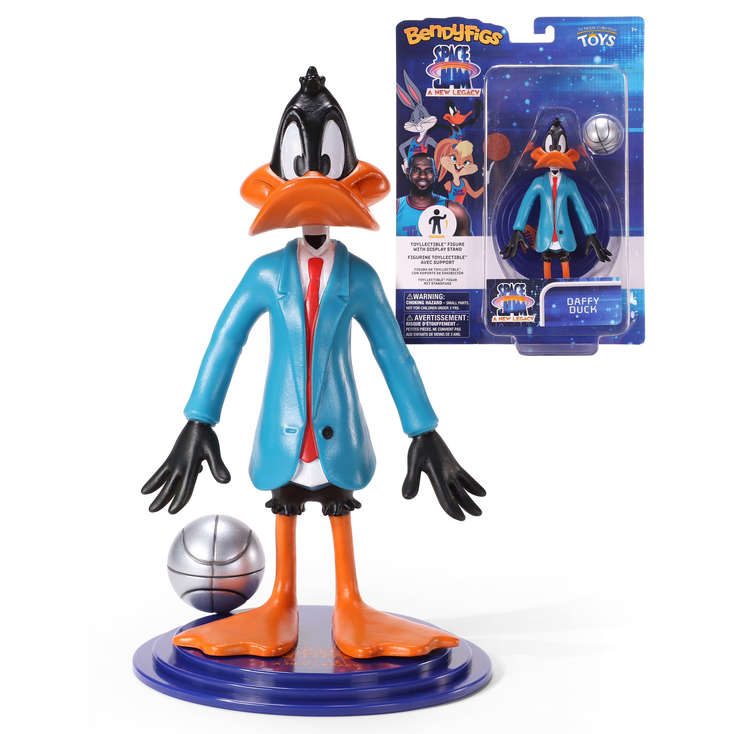 BendyFigs Space Jam A New Legacy Lebron James Collectible Figure