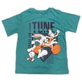 thumbnail image 1 of Space Jam Boys Blue Tune Squad Bugs Bunny Daffy Duck T-Shirt Tee Shirt 7, 1 of 2