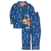 Space Jam Boys' Long Sleeve Pajama Set, 2-Piece, Sizes 4-12