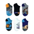 thumbnail image 1 of Space Jam, Boys No-Show Socks, 6-Pack, Sizes S-L, 1 of 6