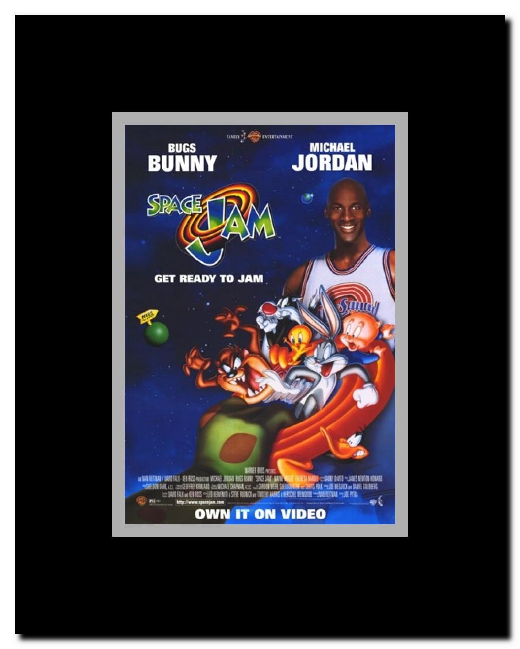Space Jam Framed Movie Poster