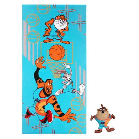Space Jam Space Jam Novelty Characters Space Jam Polyester Bath Towels, Blue, Orange, Multi-color(2 Pieces)