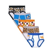 Space Jam Little Boys Brief, 5-Pack, Sizes 4-8