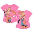 thumbnail image 1 of Space Jam Lola Bunny Girls T-Shirt - Front & Back Tee - Sizes 4-16, 1 of 3