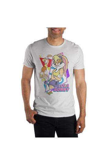 T-shirt Homme Space Jam Bioworld - Taille L Gris, 100% Coton, Neuf Avec étiquettes
