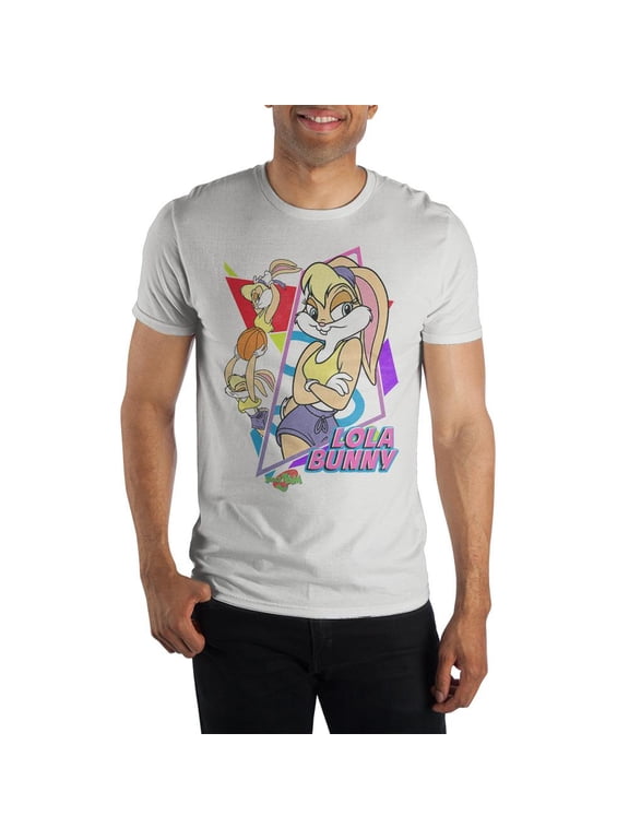 Space Jam Lola Bunny Men's White T-shirt-XL