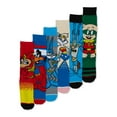 thumbnail image 1 of Space Jam Men's Crew Looney Tunes Tune Squad Socks, 6-Pack, 1 of 3
