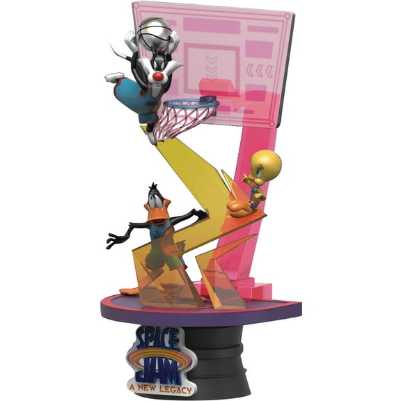 Beast Kingdom - Space Jam: A New Legacy - D-Stage - Sylvester, Tweety & Daffy 6" Statue