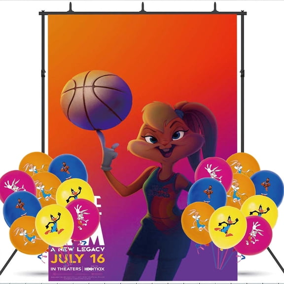Space Jam Party Decorations Backdrop Banner Balloons Taspestry Wall Decor Background Poster Decor Supplies