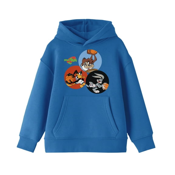 Space Jam Squad Youth Royal Blue Hoodie-XS