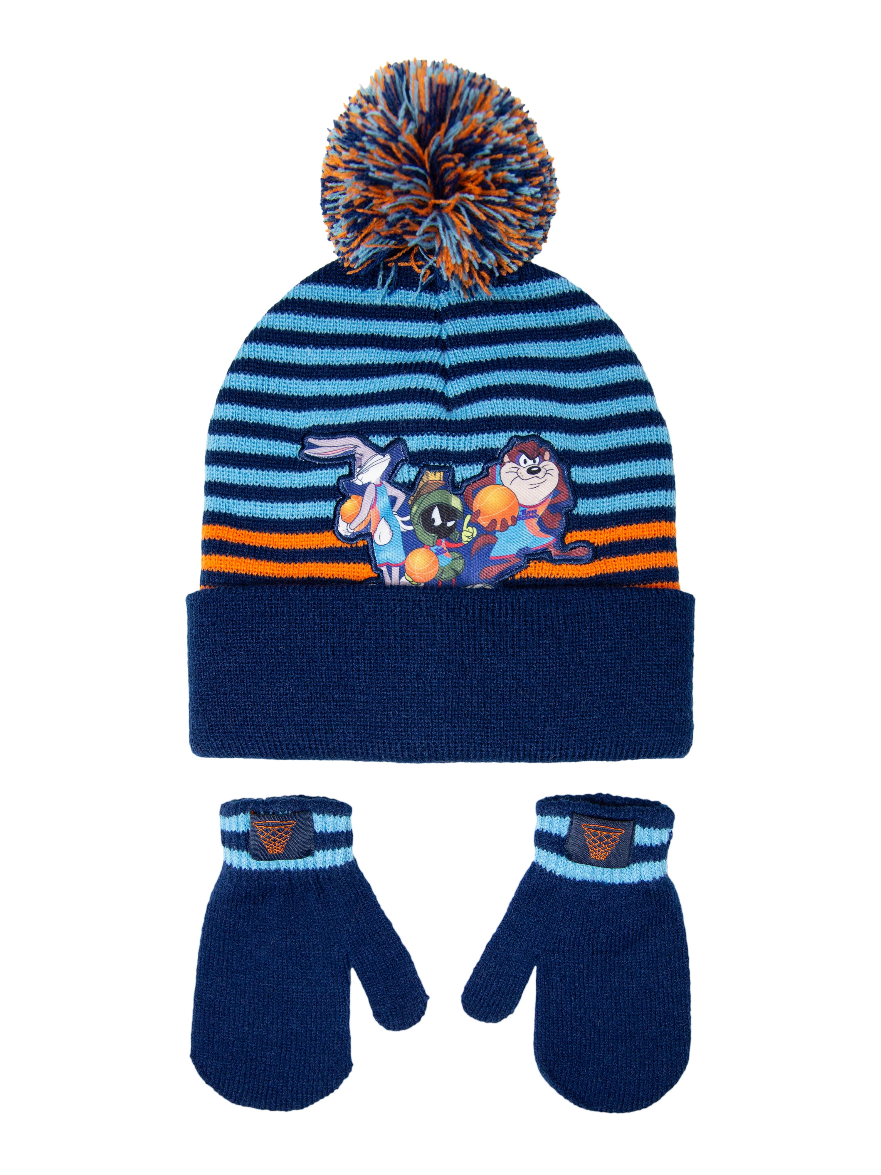 Space Jam Toddler Boys Hat & Mitten Set