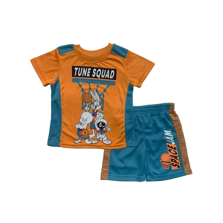Space Jam Toddler Boys Tune Squad T Shirt and Mesh Shorts Set Sizes 2T 4T