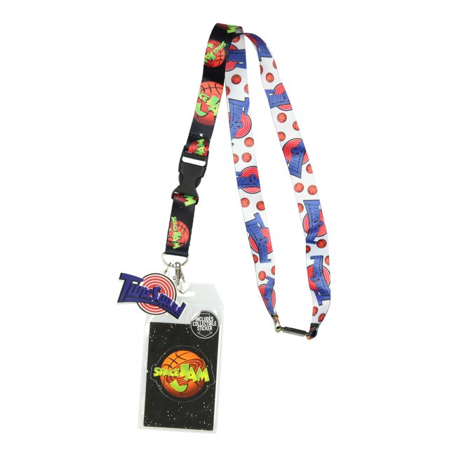Space Jam ToonSquad Lanyard ID Holder With Mask Rubber Charm And