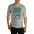 thumbnail image 1 of Space Jam Tune Squad Basketball Team Men's Athletic Heather T-shirt-Medium, 1 of 2