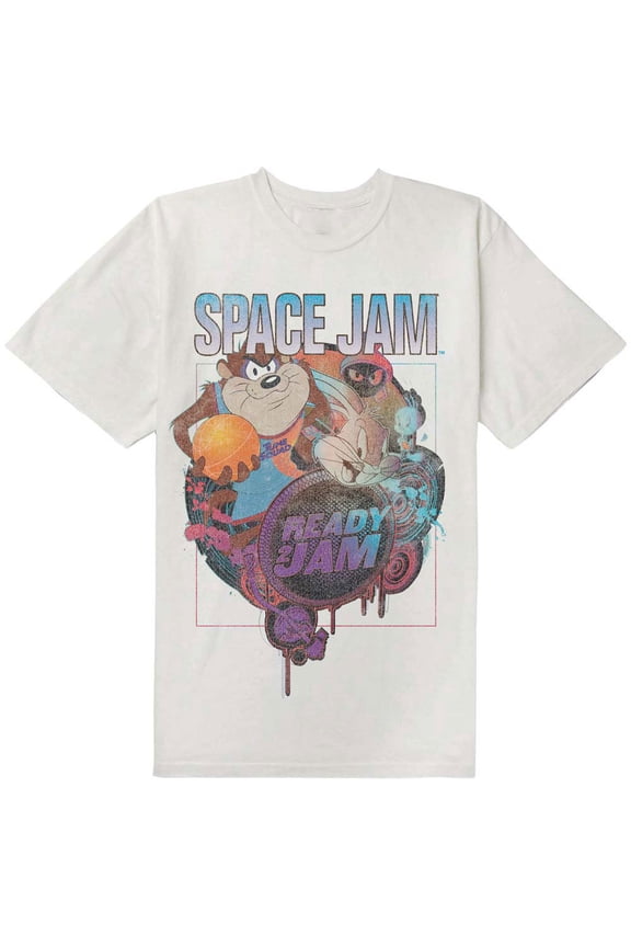 Space Jam Unisex T-Shirt SJ2 Ready 2 Jam (Large)