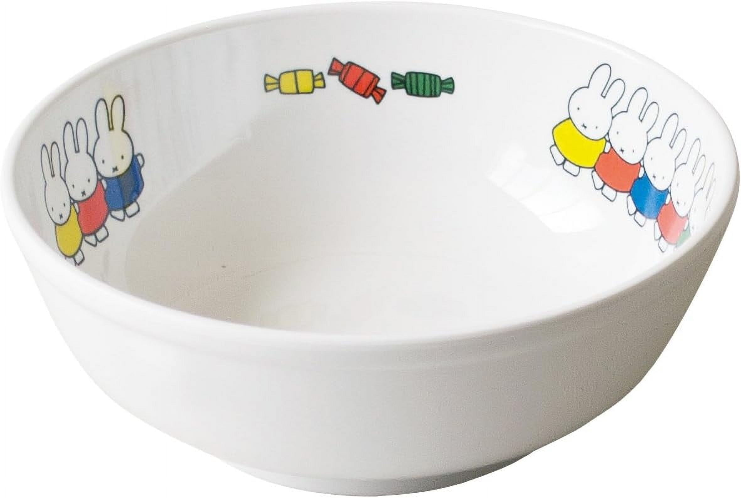 Miffy Ramen Bowl - 6.7 Inch Melamine Bowl With Dick Bruna Character Design