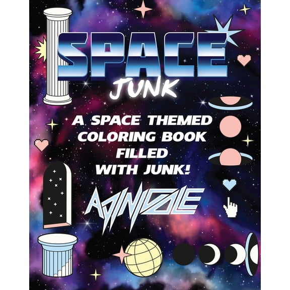 Space Junk: A Space Themed Adult Coloring Book, (Paperback)